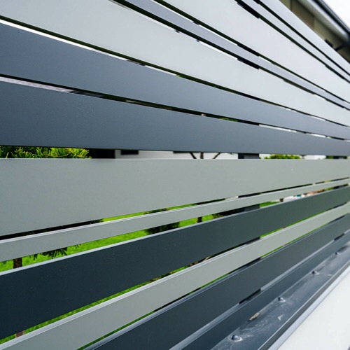 Clôture en aluminium - RAL 7016/7005