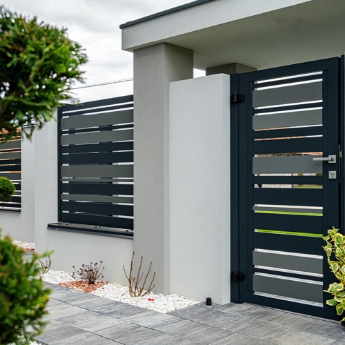 Clôture en aluminium - RAL 7016/7005