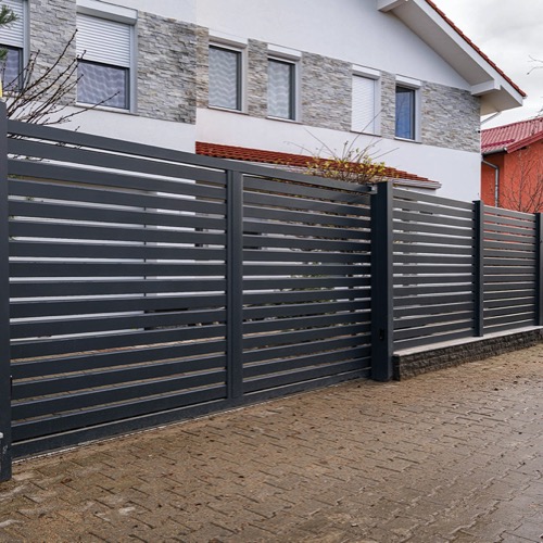 Clôture en aluminium - RAL 7016