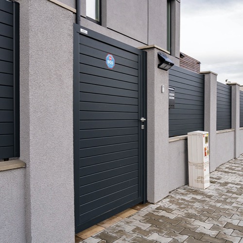 Clôture en aluminium - RAL 7016