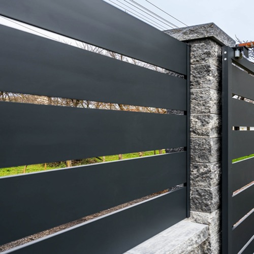 Clôture en aluminium - RAL 7016