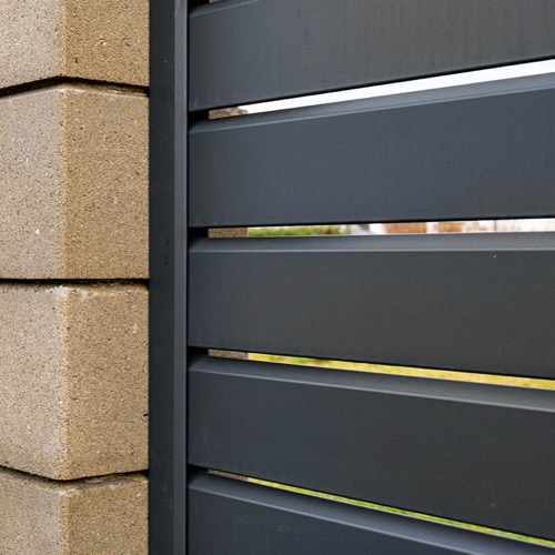 Clôture en aluminium - RAL 7016