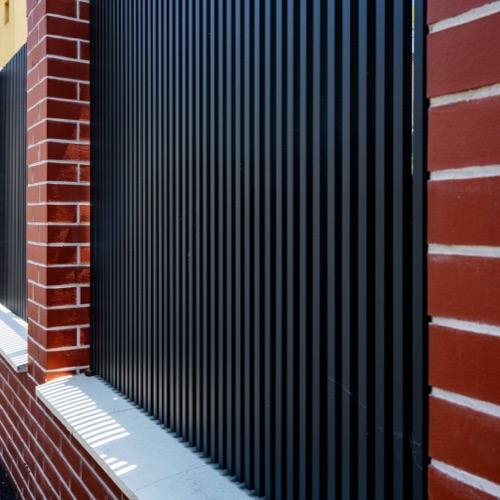 Clôture en aluminium - RAL 7016