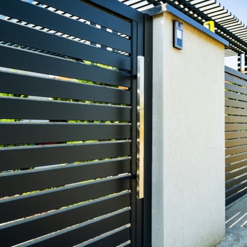 Clôture en aluminium - RAL 7016