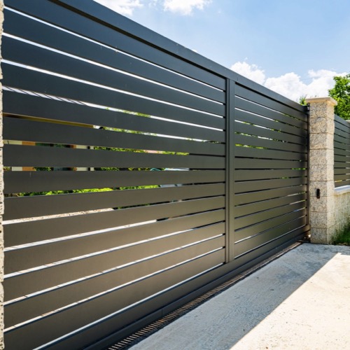 Clôture en aluminium - RAL 7016