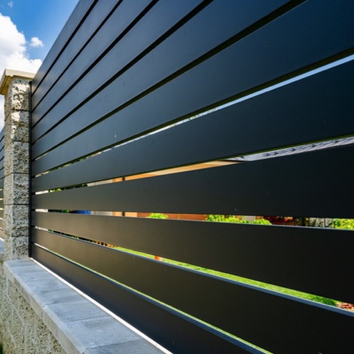 Clôture en aluminium - RAL 7016