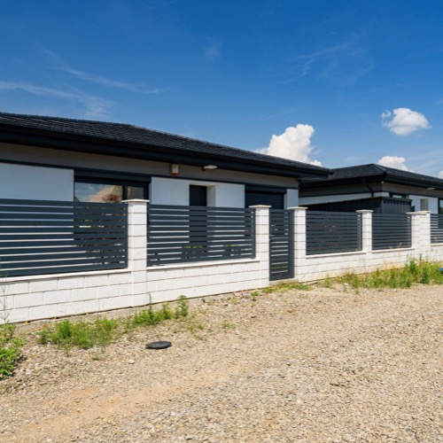 Clôture en aluminium - RAL 7016