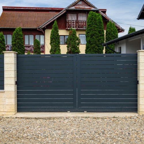 Clôture en aluminium - RAL 7016