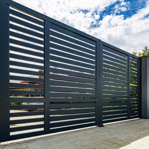 Clôture en aluminium - RAL 7016