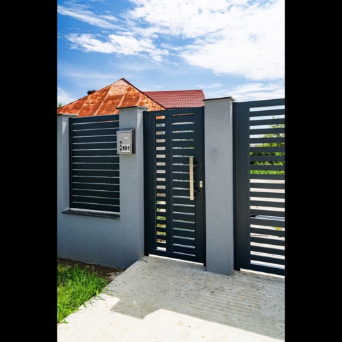 Clôture en aluminium - RAL 7016