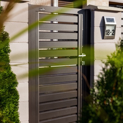Clôture en aluminium - RAL 8019