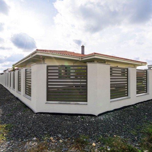 Clôture en aluminium - RAL 7039