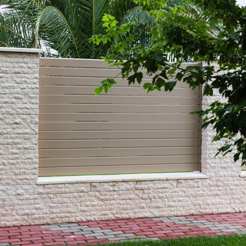 Clôture en aluminium - RAL 1019/1015