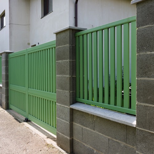 Clôture en aluminium - RAL 6021