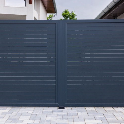 Clôture en aluminium - RAL 7016