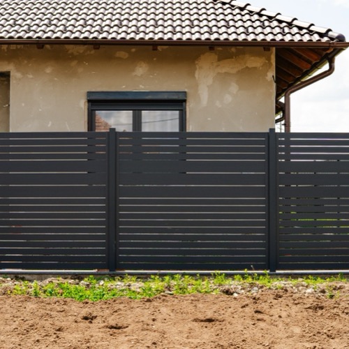 Clôture en aluminium - RAL 7016