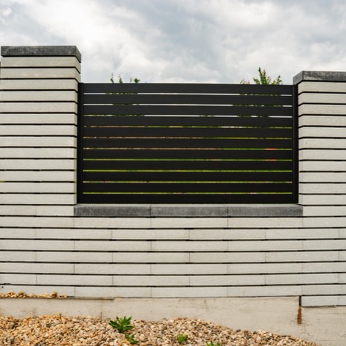Clôture en aluminium - RAL 7016